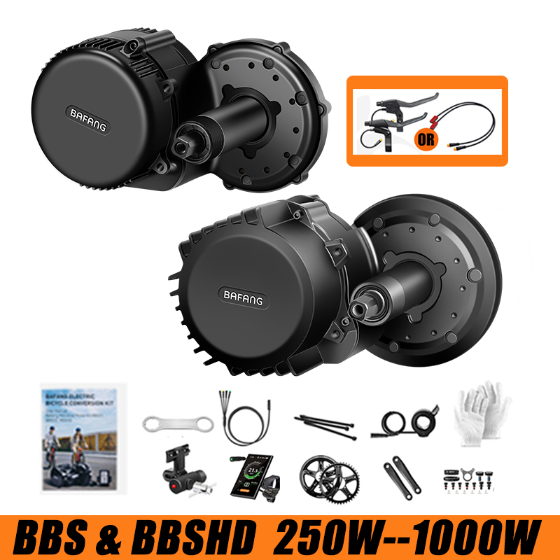Bafang Bbshd 1000W Conversion Kit - Bafang 36V 48V Ebike Engine 250W
