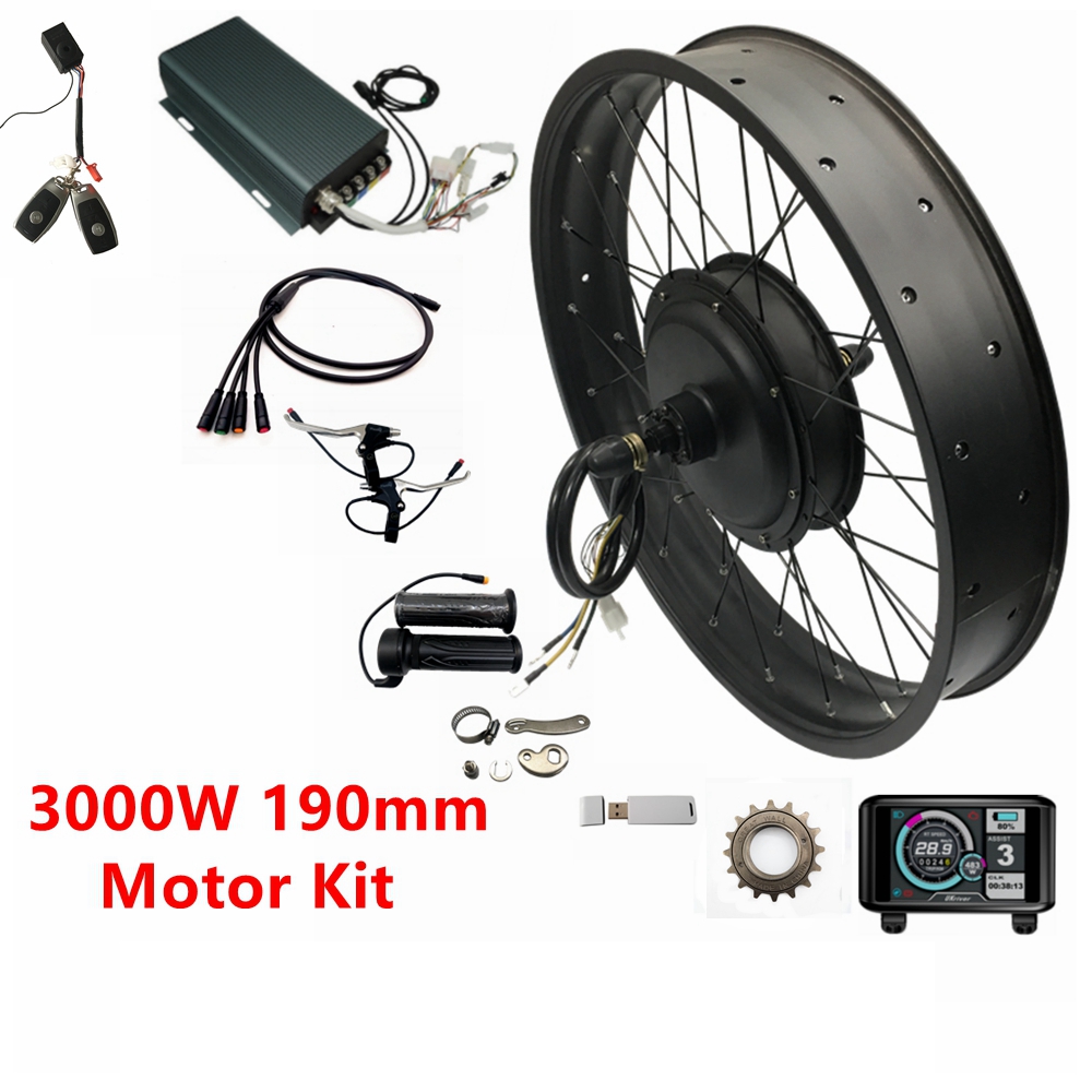 NBP 20/24/26x4.0 48-72V 3000W  - Ebike Conversion Kit 72V 3000W review and price