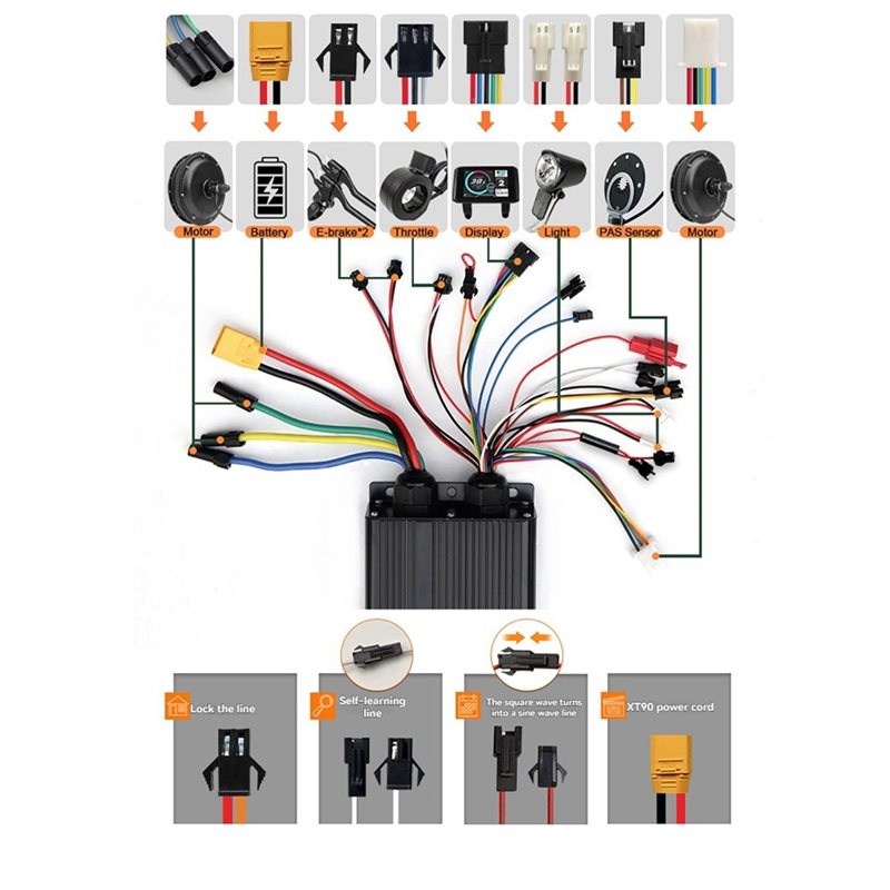 HOES-UKC1+ LCD Display Meter+  - Sine Wave Controller 48V 72V 80A review and price